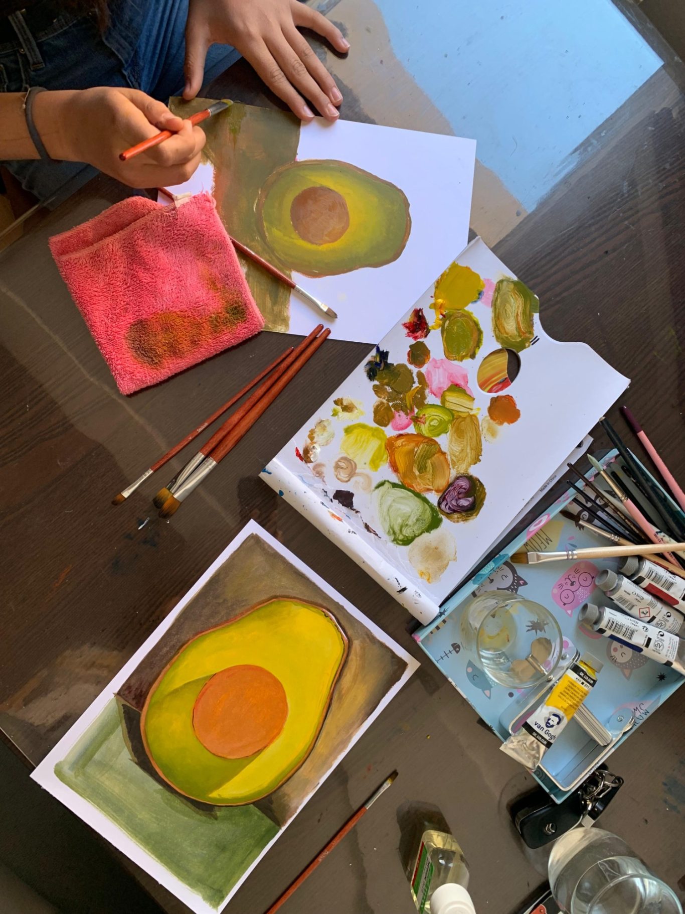 Óleo en proceso